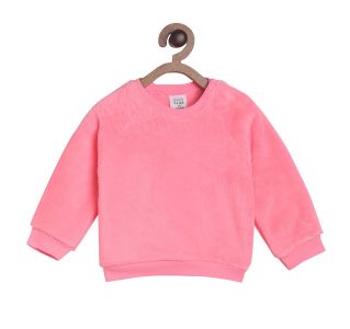 Pack of 1 knit sweat shirt - pink