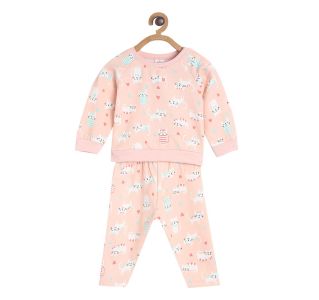 Pack of 2 top and bottom set - peach