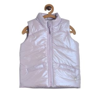 Pack of 1 kid girl gilet - lilac