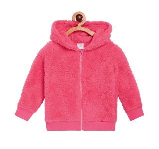 Pack of 1 knit jacket - coral