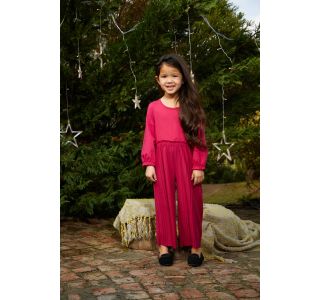 Pack of 1 knit jumpsuit - maroon