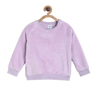 Pack of 1 knit sweat shirt - lilac
