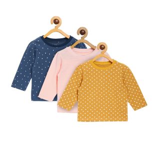 Pack of 3 knit top - golden yellow
