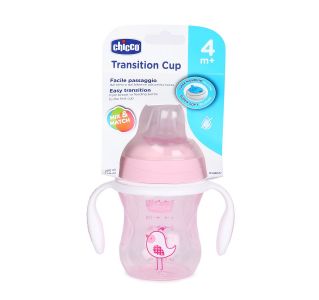 Chicco  Girls Transition Cup With Soft Silicone Spout