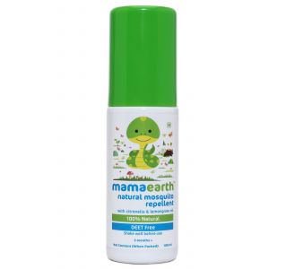 Mamaearth Natural Mosquito Repellent Spray With Lemongrass Oil - 100 ml